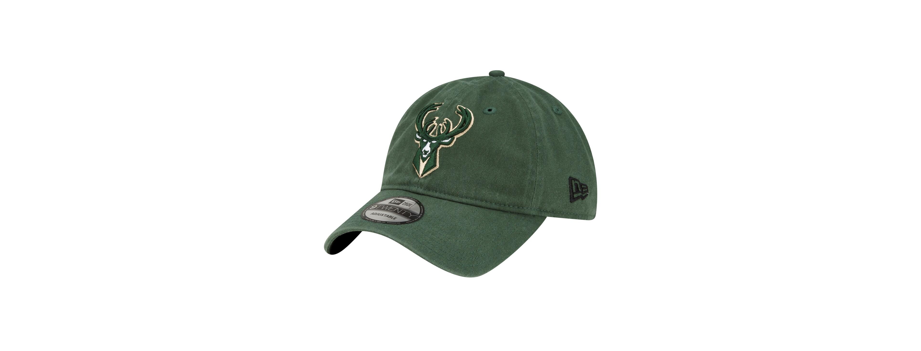 Men's New Era Hunter Green Milwaukee Bucks Team 2.0 9TWENTY Adjustable Hat
