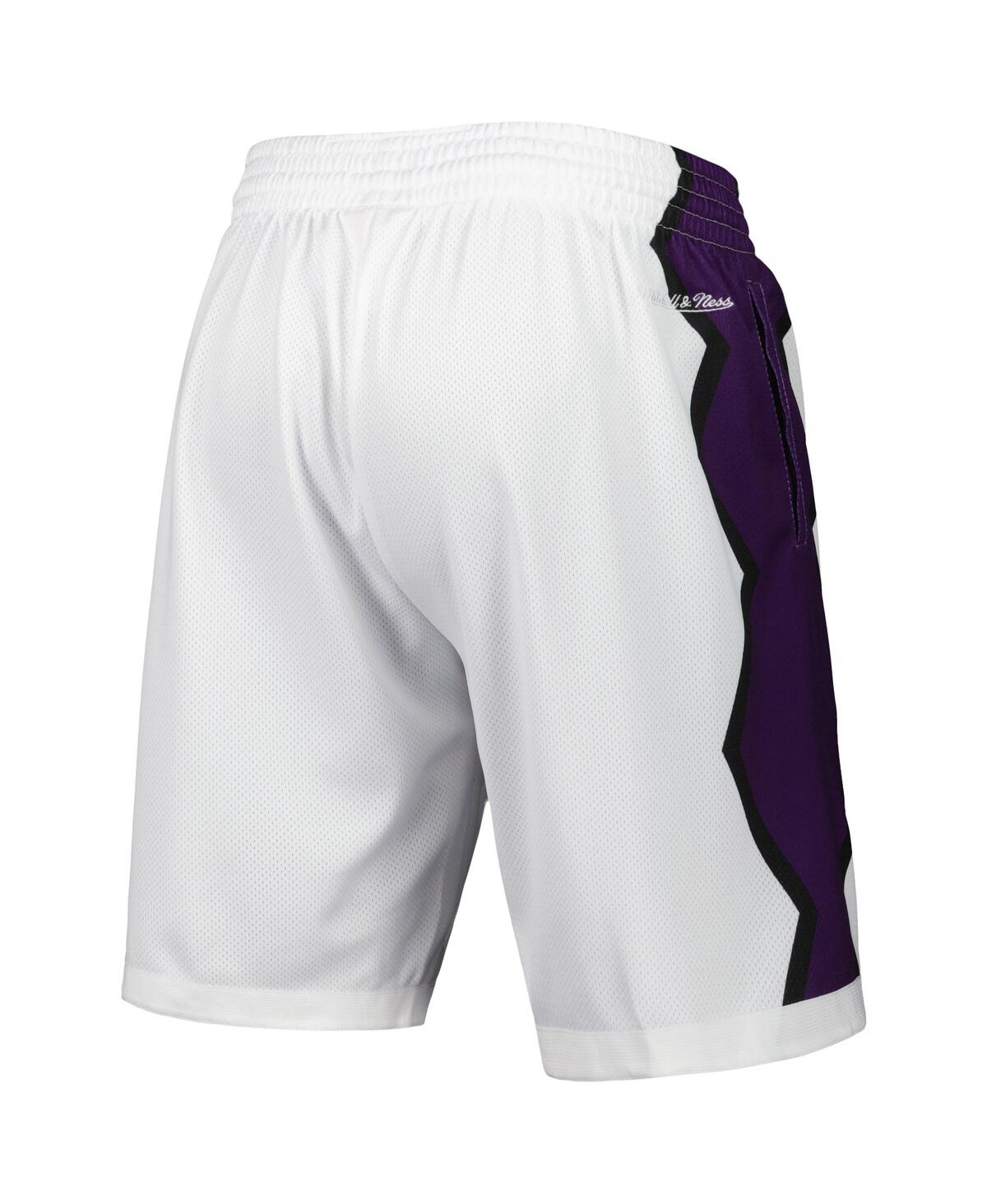 Shop Mitchell & Ness Men's  White Seattle Sounders Fc Swingman Shorts