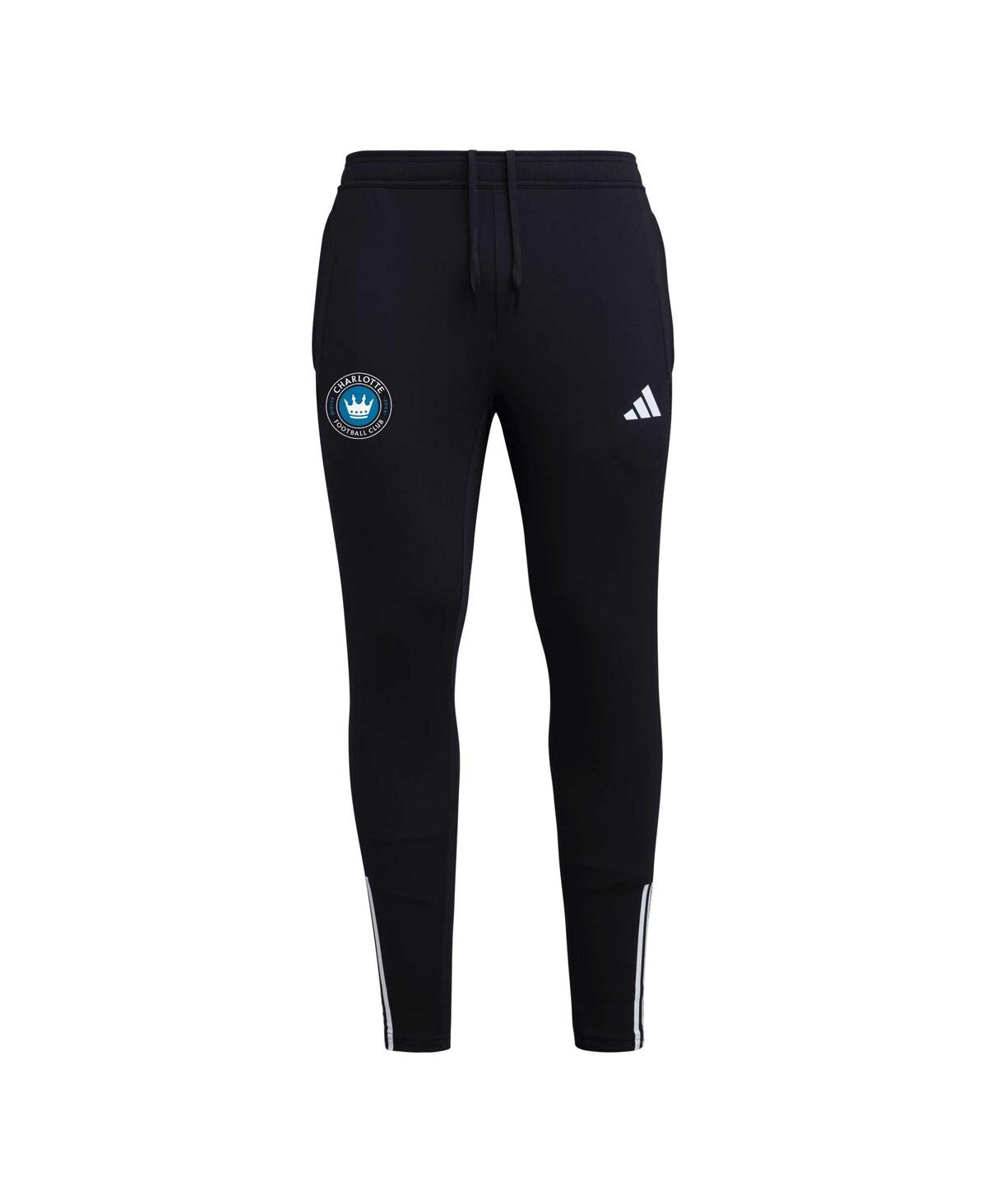 Shop Adidas Originals Men's Adidas Black Charlotte Fc 2024 On-field Team Crest Aeroready Training Pants