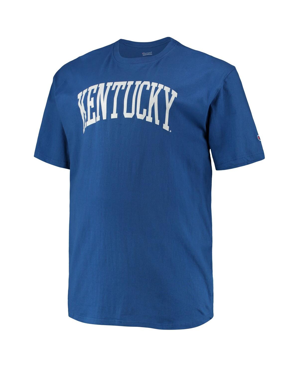 Men's ChampionKentucky Wildcats Big and Tall Arch Team Logo T-shirt - Royal