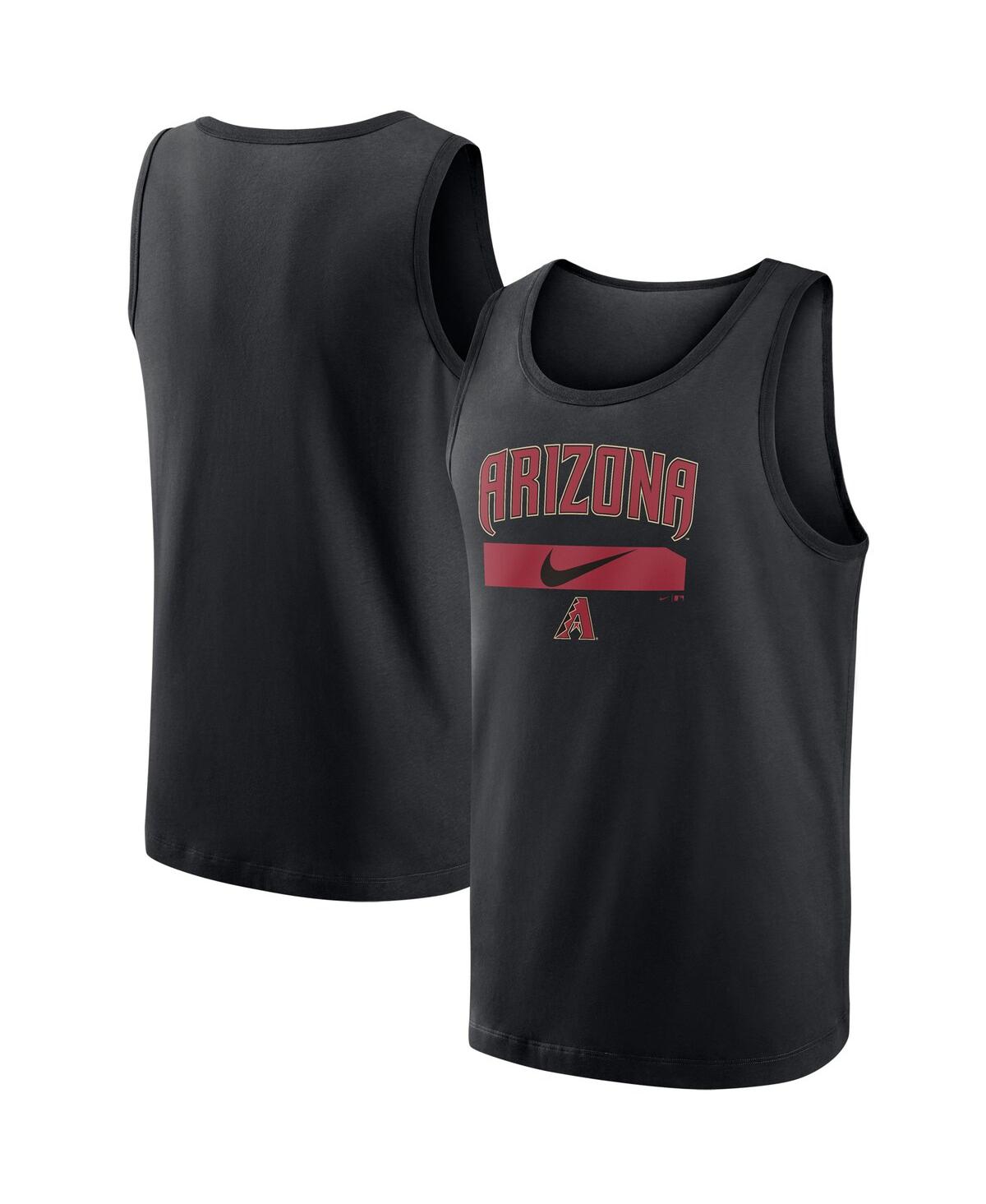 Shop Nike Men's  Black Arizona Diamondbacks City Swoosh Classic Tank Top