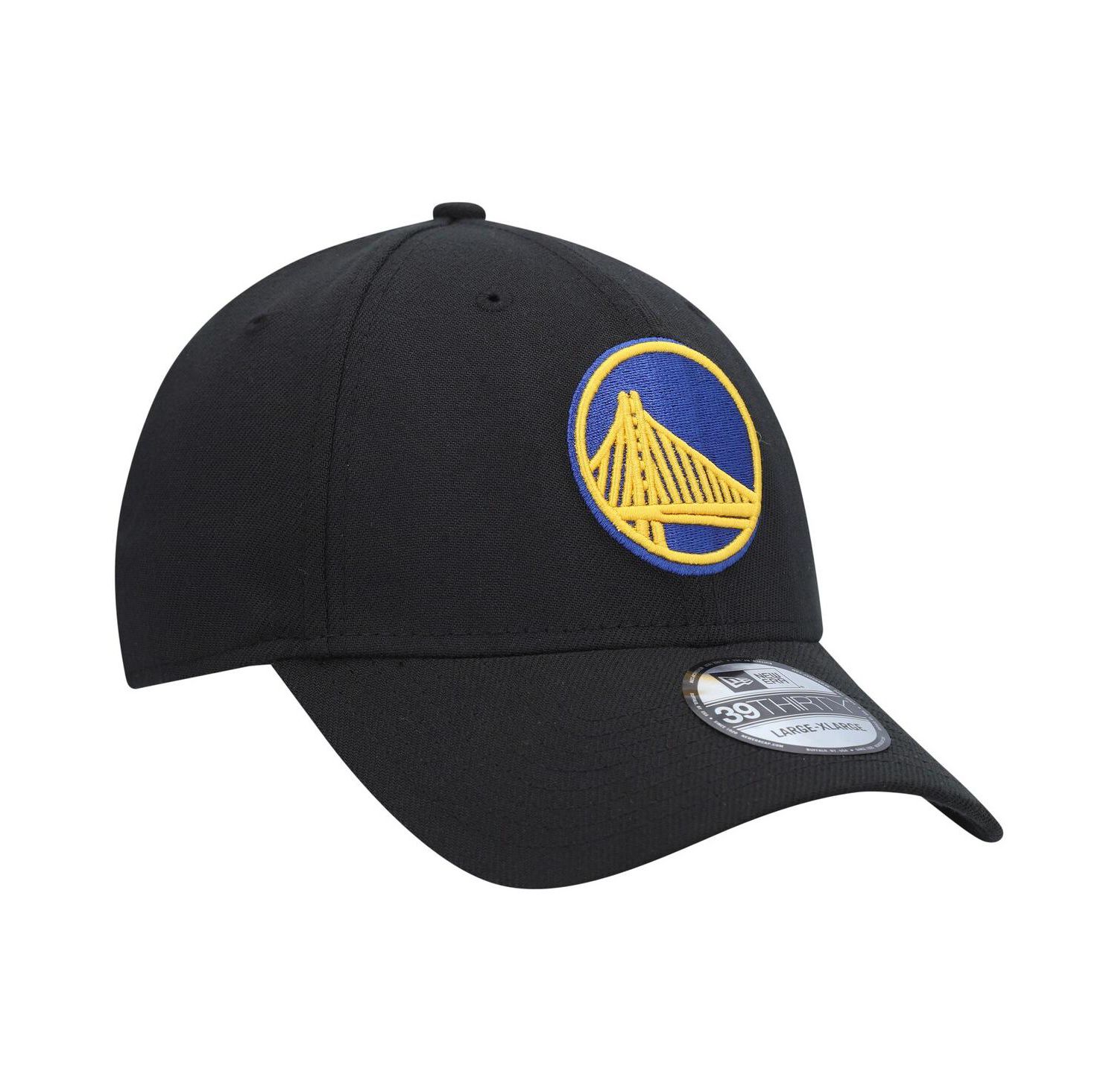 Men's Black Golden State Warriors Official Team Color 39THIRTY Flex Hat