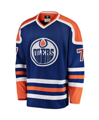 Men's Paul Coffey Blue Edmonton Oilers Premier Breakaway Retired Player Jersey