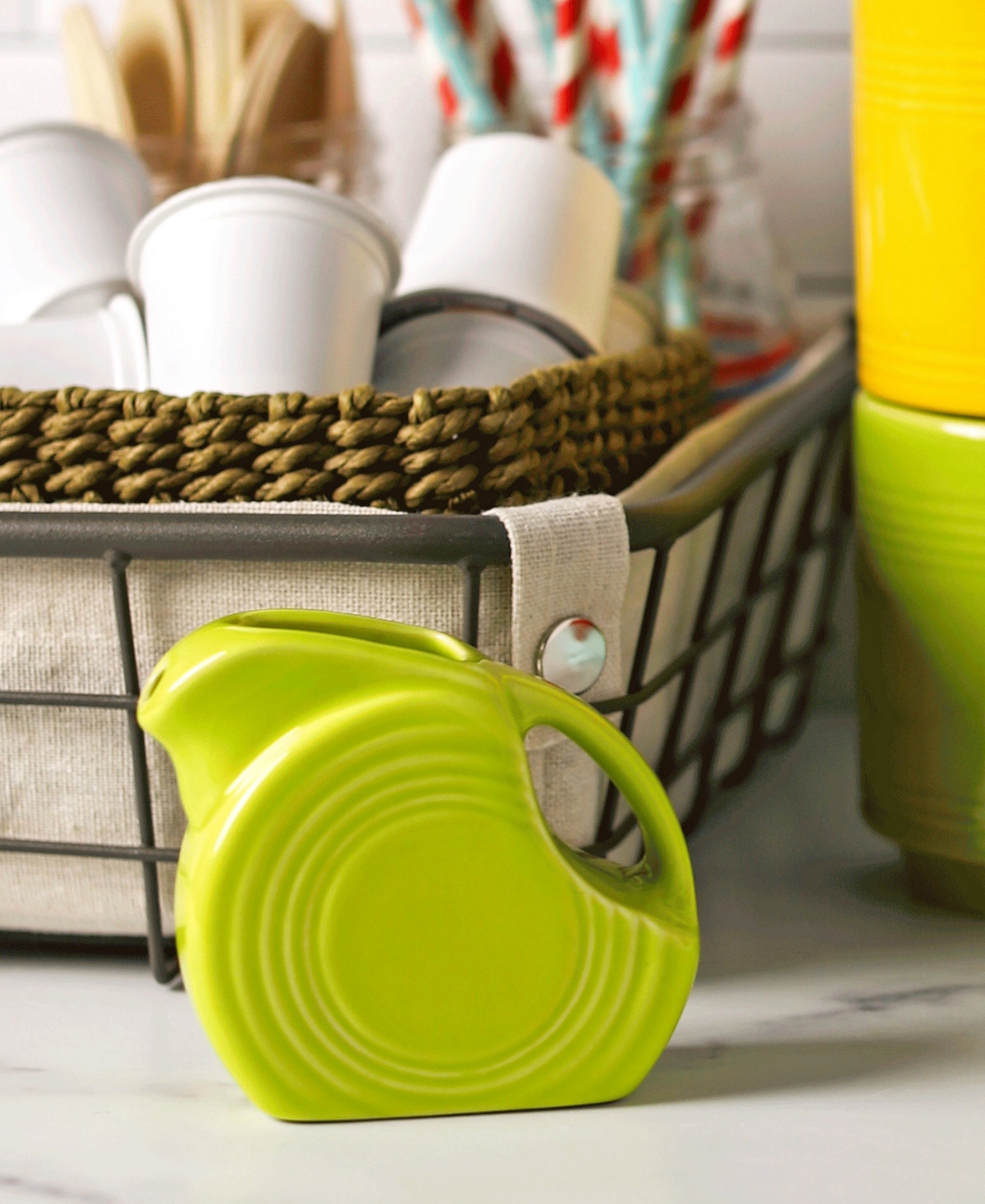 Fiesta Sky 5-oz. Disc Pitcher Mini