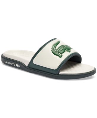 Lacoste Men's Serve Slide Dualiste Slip-On Sandals - Macy's