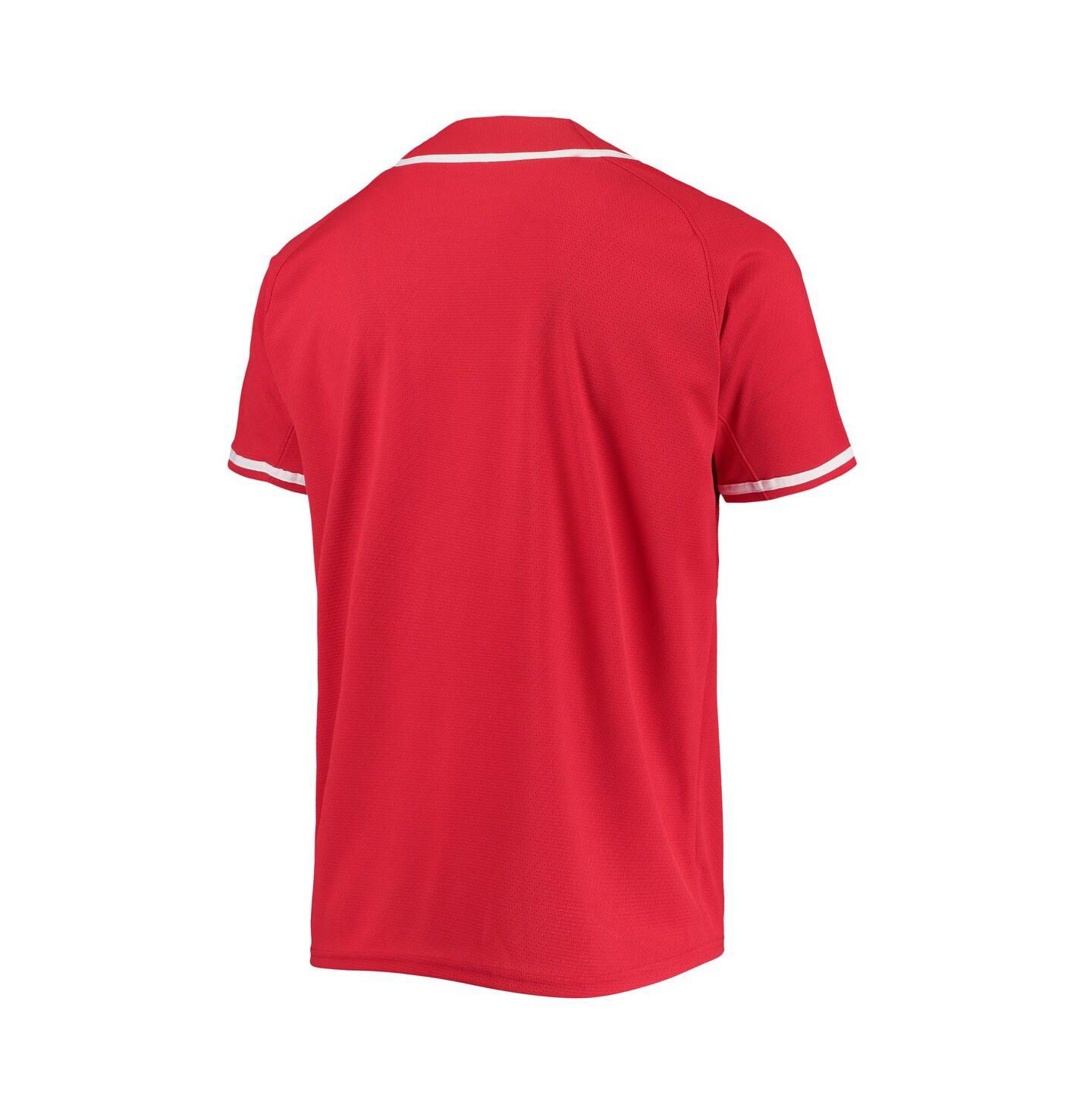 Мужской топ Under Armour Red Maryland Terrapins Replica Baseball Jersey — фото 2