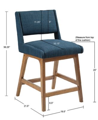 Boomerang 19.5" Wide Counter Stool