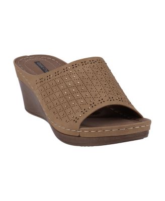 Women's Atlanta Studded Comfort Wedge Sandals