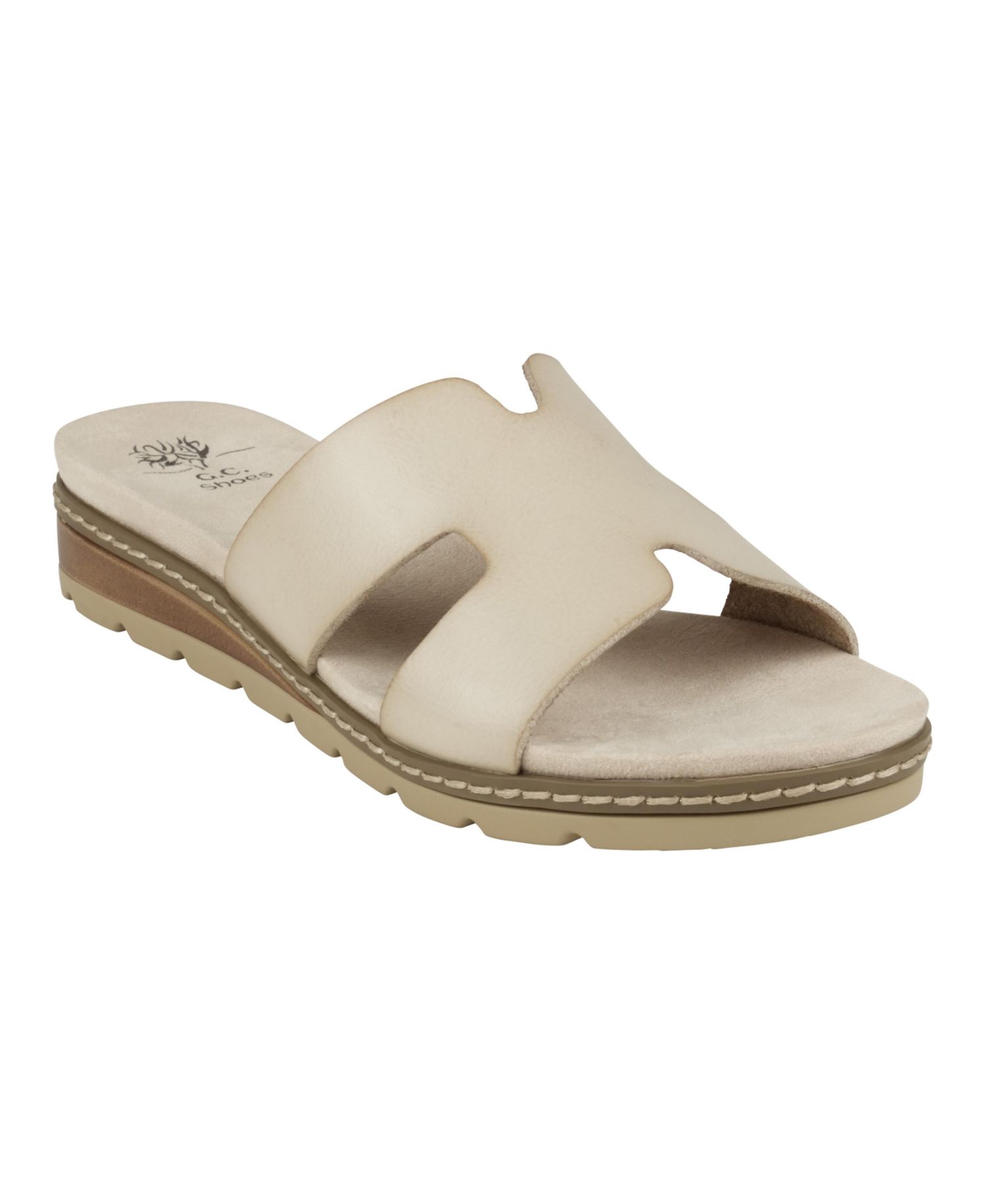Women's Nellie Cut Out Slide Flat Sandals