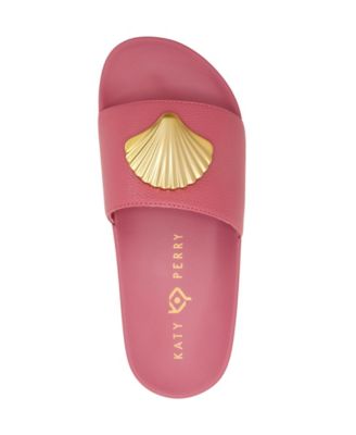 Women's Slide Sandals Katy Perry The Pool Shell Slide Sandal (Women ...