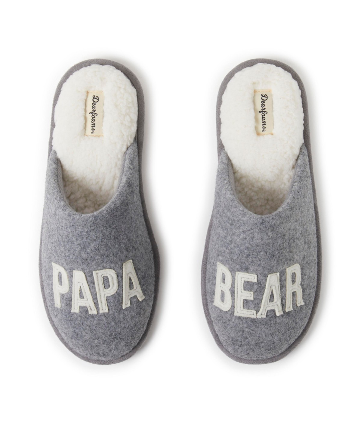 Мужские Dearfoams Men's Carson Papa Bear Dad Scuff Slipper — фото 1