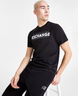 A|X Armani Exchange - Men's Short Sleeve Crewneck Logo Graphic T-Shirt