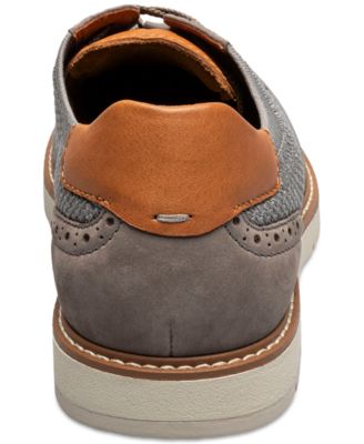 Men's Vibe Lace-Up Knit Wingtip Oxford Shoes