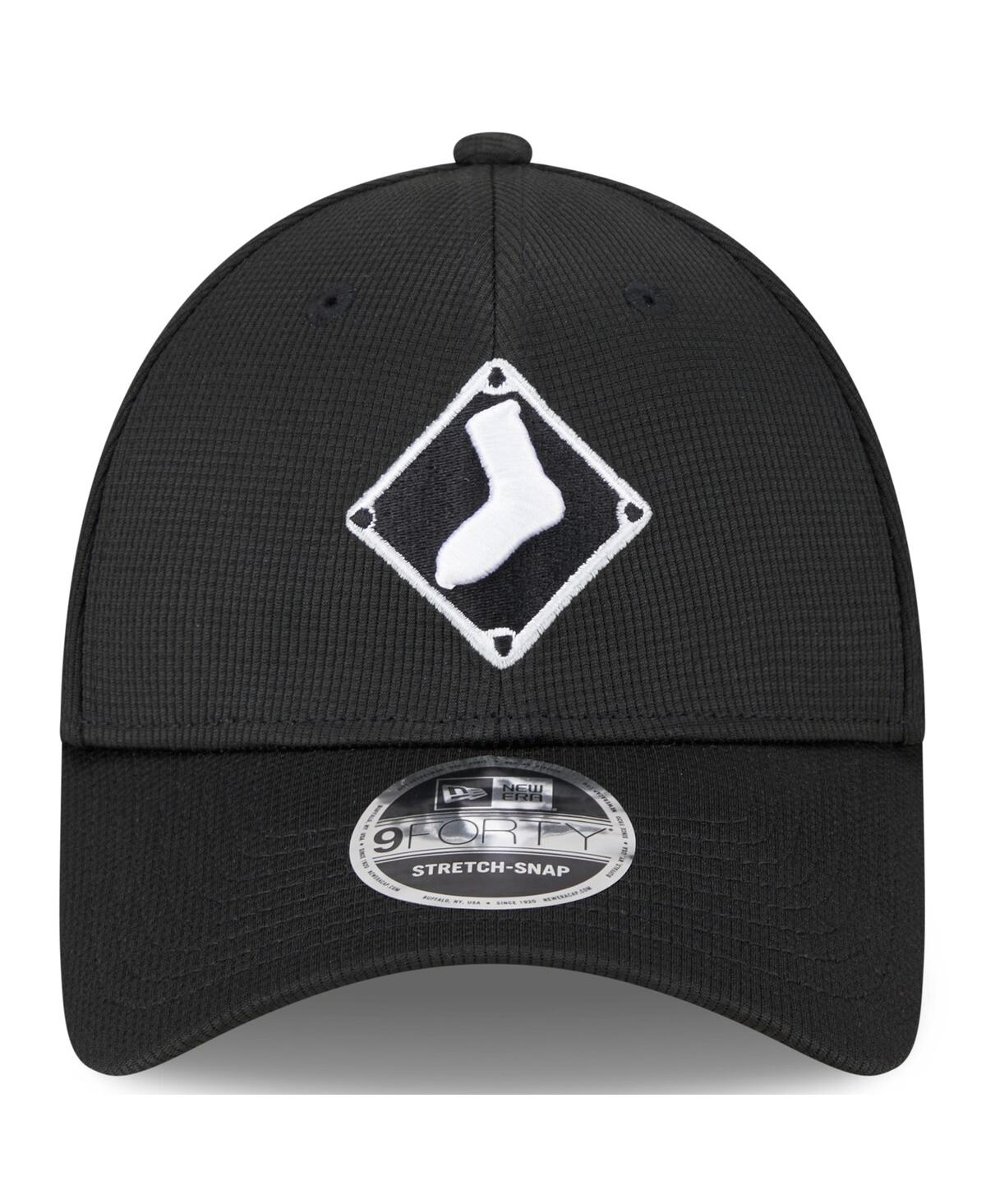 New Era Black Chicago White Sox 2024 Batting Practice 9forty Adjustable Hat In Black