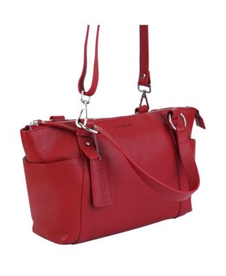 Pebble Amelia Leather Crossbody Handbag