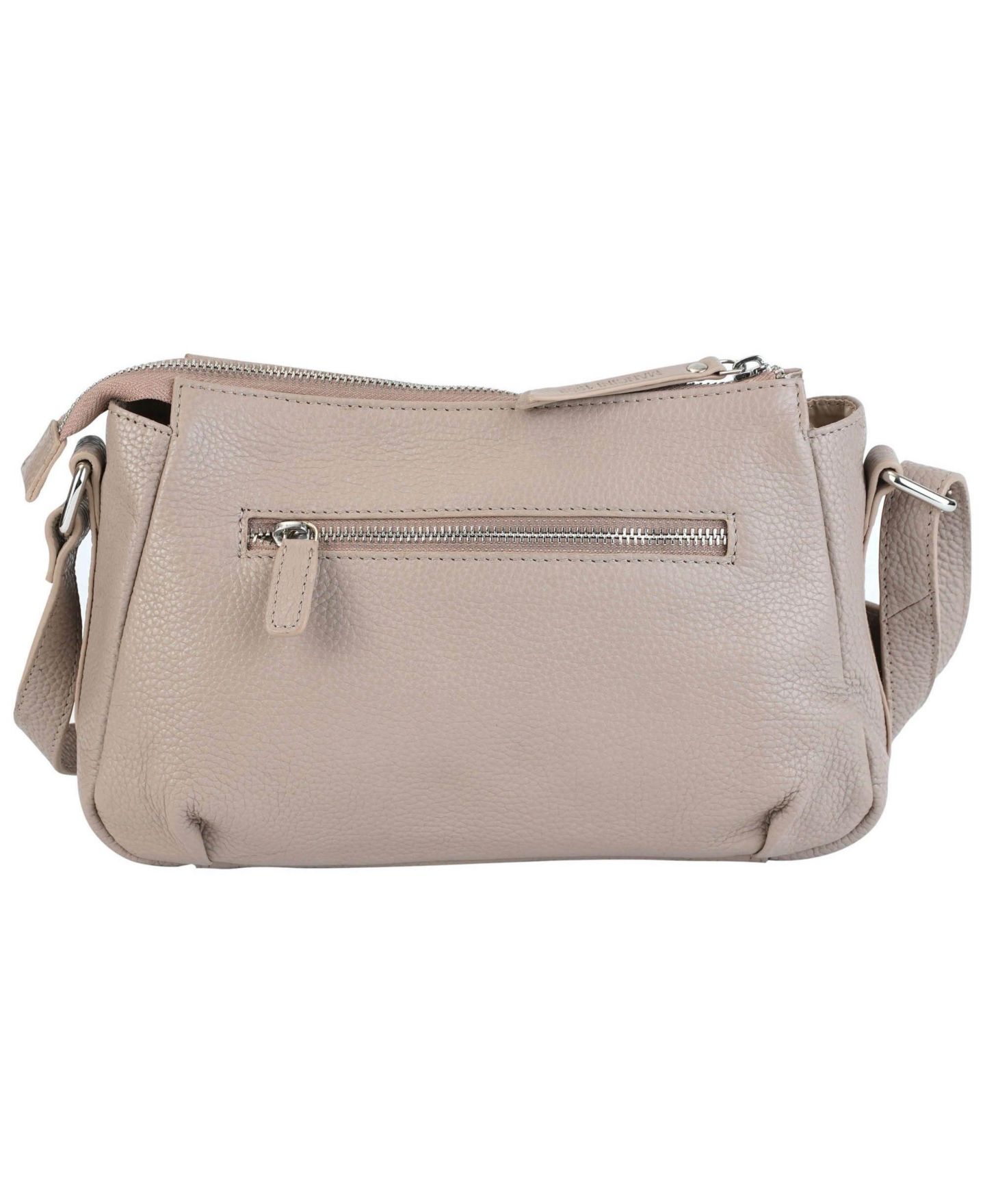 Женская сумка Mancini Pebbled Charlize Crossbody Handbag, цвет: Серо-бежевый — фото 2