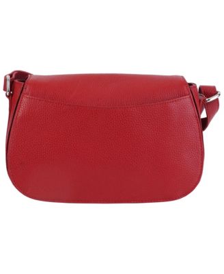Pebbled Isabella Leather Crossbody Handbag