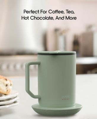 Puree Warming Coffee Mug, 12 oz. Stainless Steel Coffee Mug with Mug Warmer Coaster and Lid&nbsp;