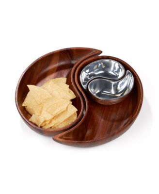 Yin Yang Chip and Dip Set, 4 Pieces