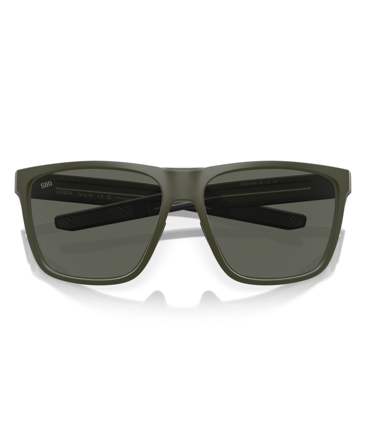 Shop Costa Del Mar Men's Polarized Sunglasses, Ferg Xl 6s9012 In Matte Olive