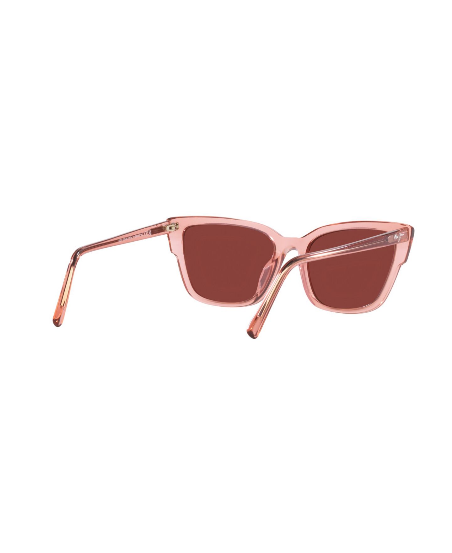 Женские поляризационные солнцезащитные очки Maui Jim Kou, цвет: Розовый блестящий — фото 2