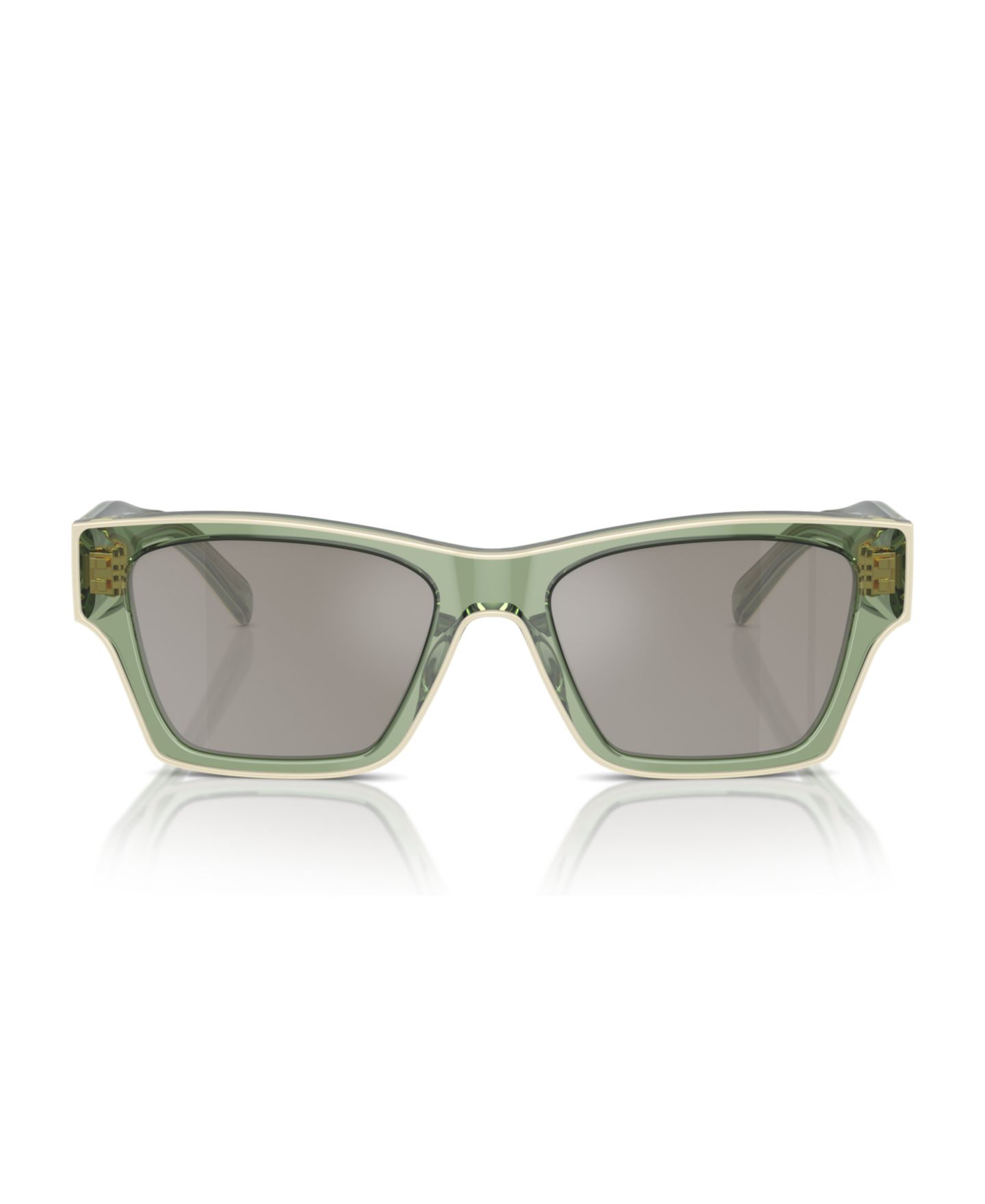 Женские солнцезащитные очки Tory Burch Ty7207U, цвет: Зелёный / Молочный — фото 2