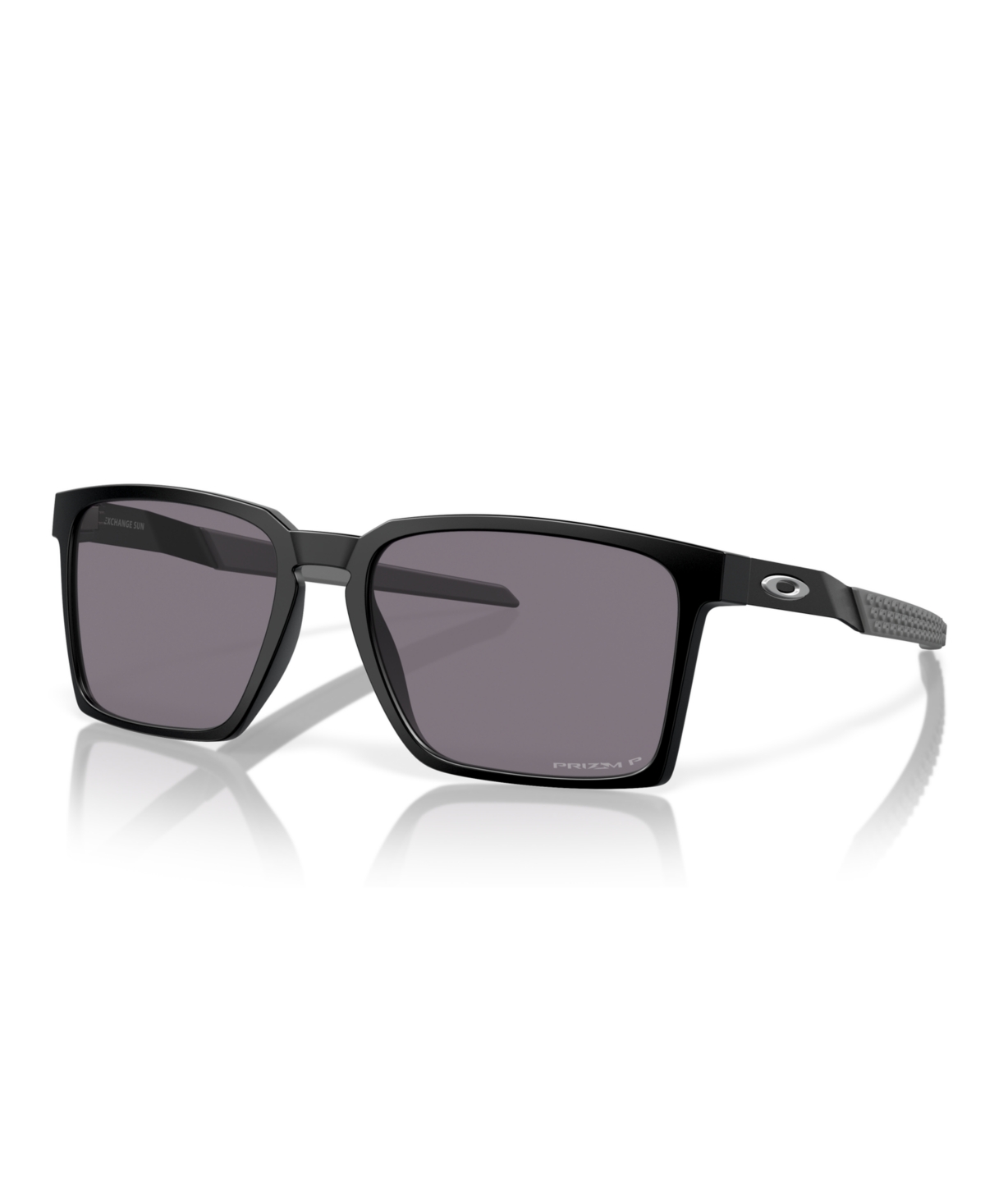 Shop Oakley Unisex Polarized Sunglasses, Exchange Sun Oo9483 In Satin Black