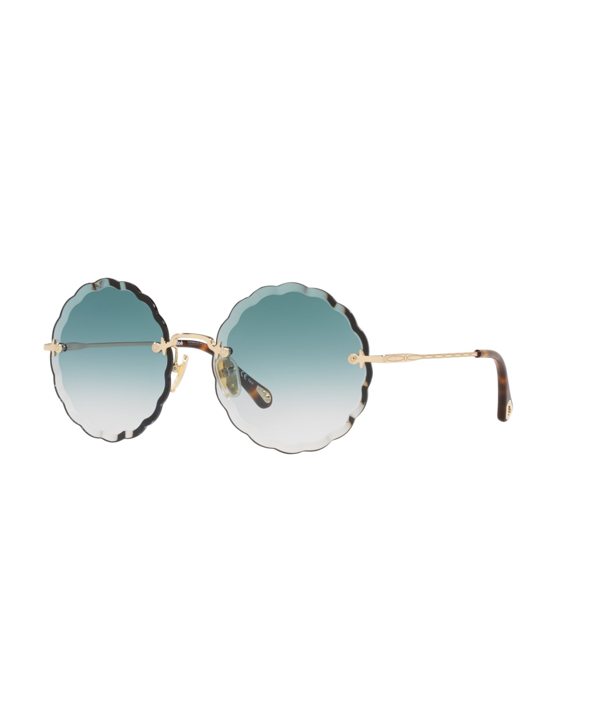 Shop Chloé Unisex Sunglasses, Ch0047s In Blue Grad