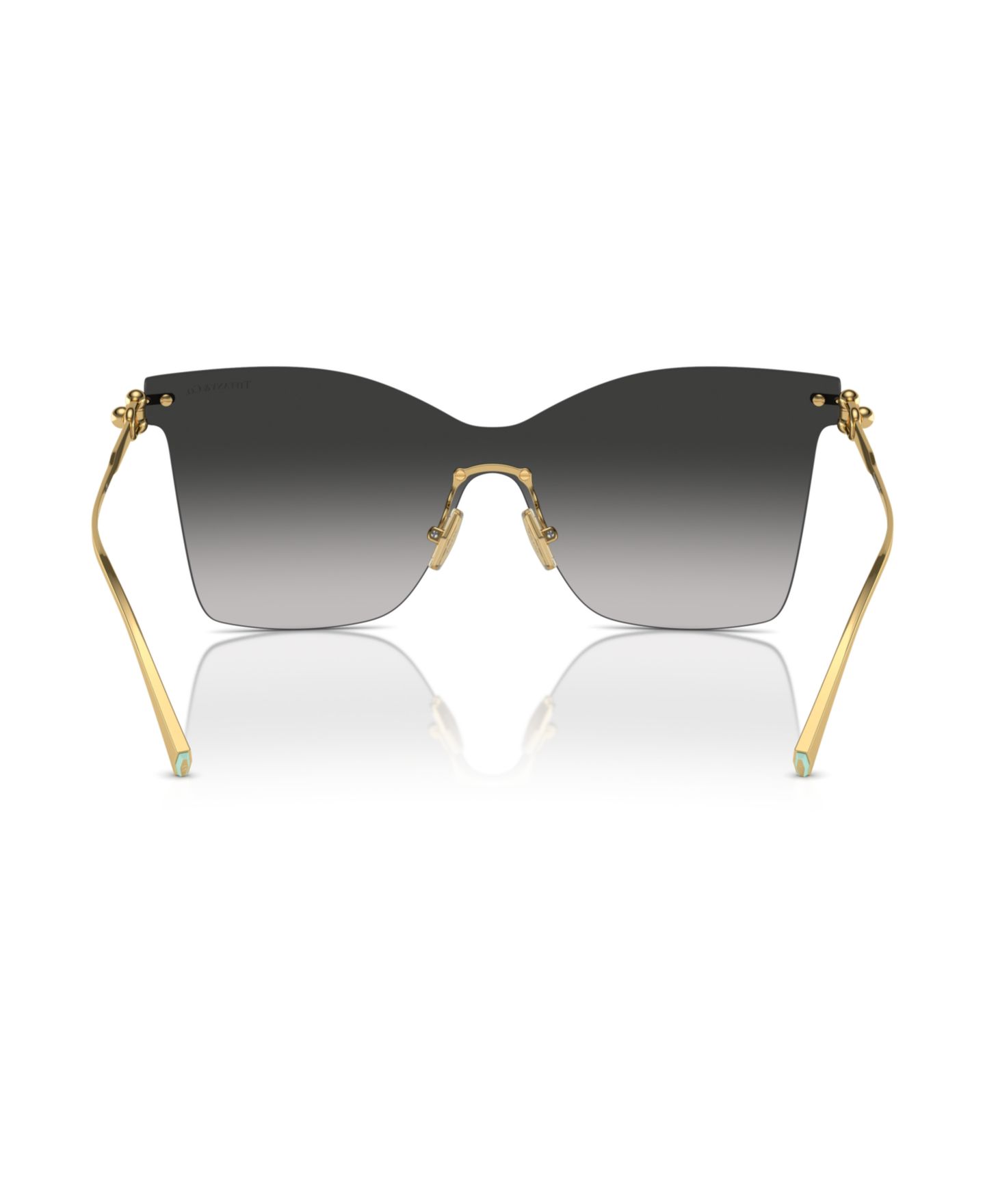 Женские солнцезащитные очки Tiffany & Co. Sunglasses, Tf3103K, цвет: Позолоченный — фото 5