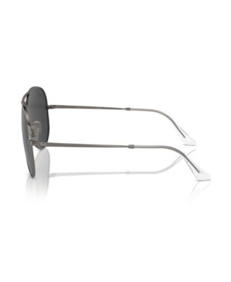 Unisex Polarized Sunglasses, Aviator Titanium Rb8089