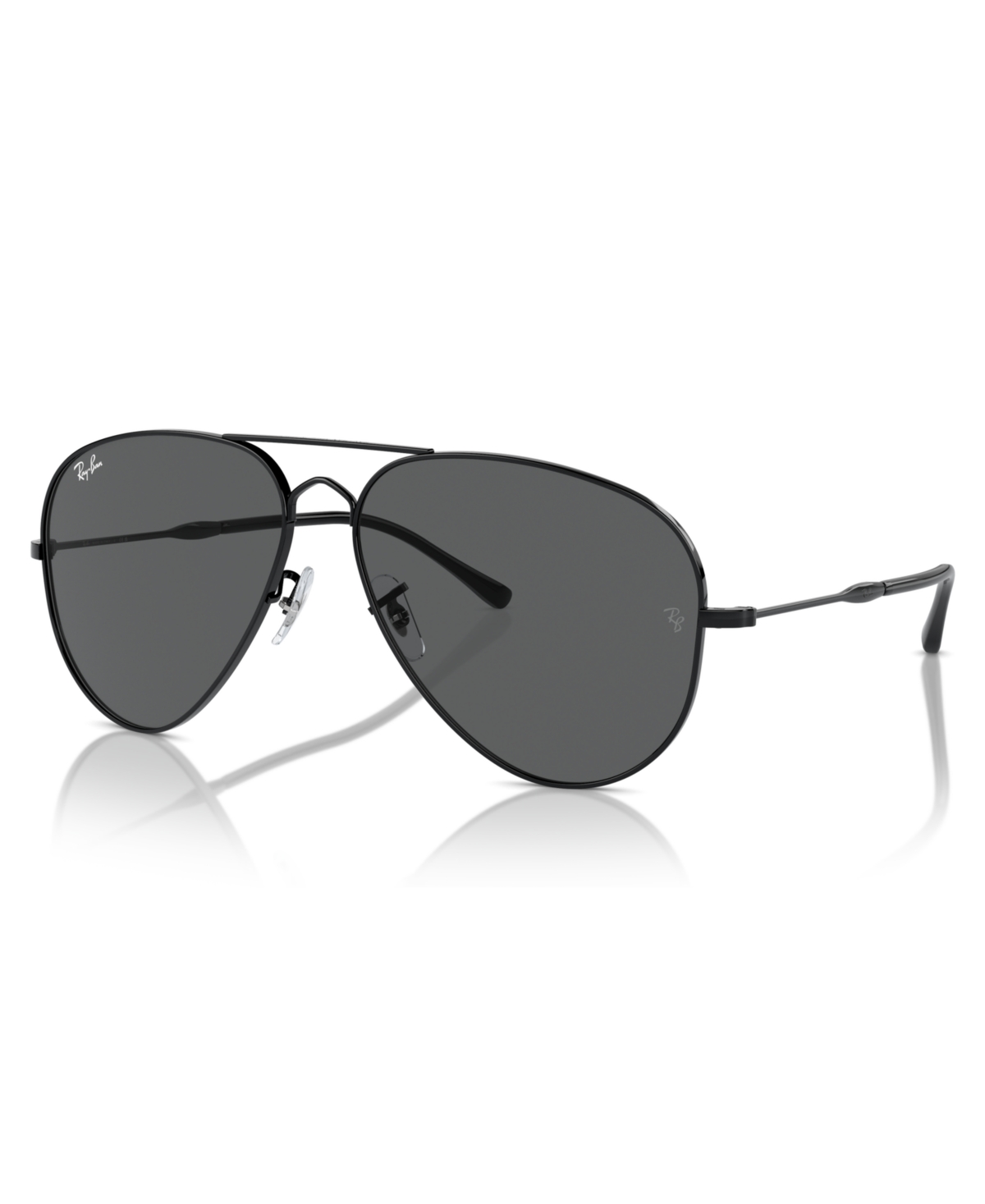 Shop Ray Ban Unisex Sunglasses, Old Aviator Rb3825 In Black