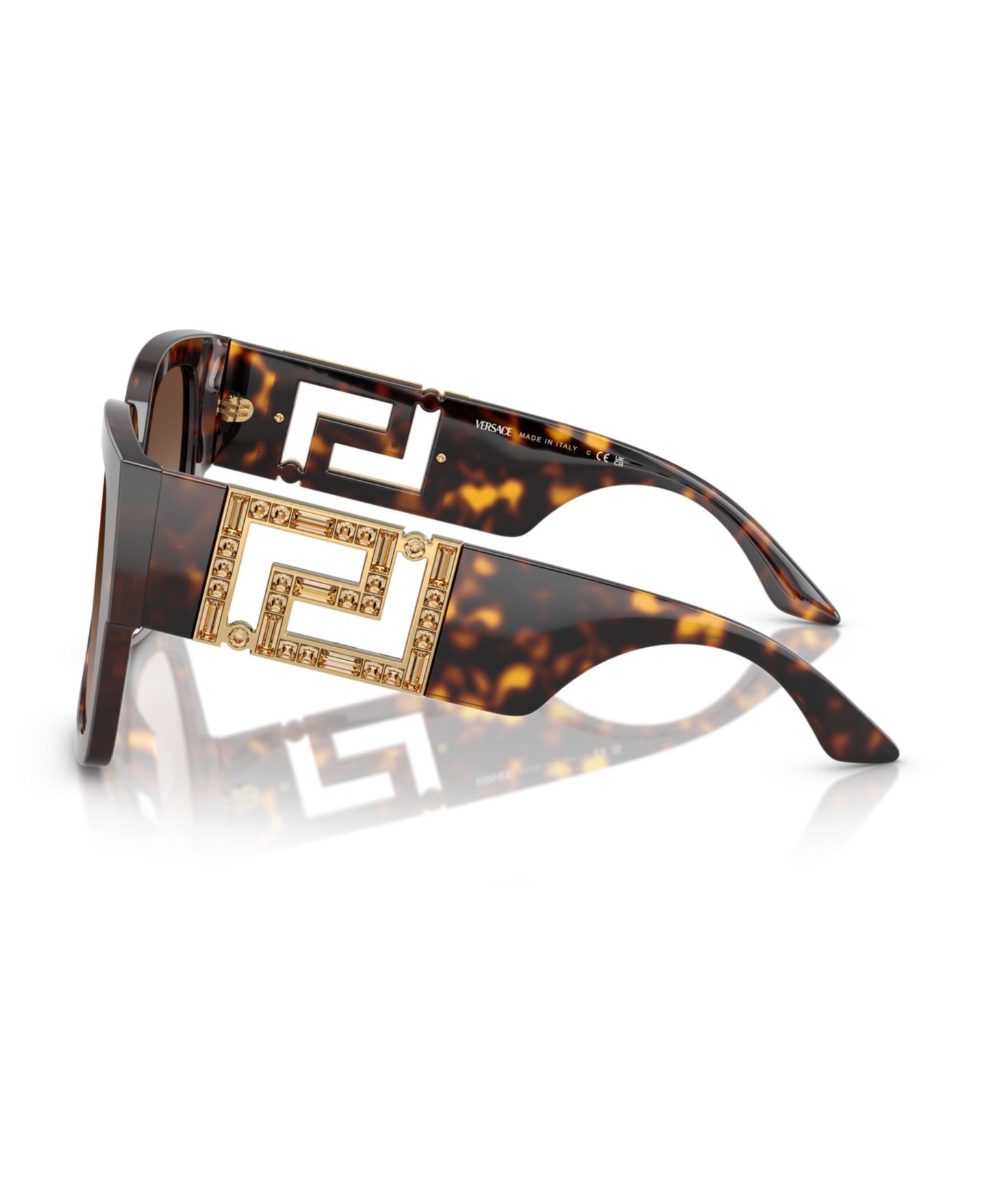 Женские солнцезащитные очки Versace Sunglasses, Ve4402, цвет: Гавана — фото 3