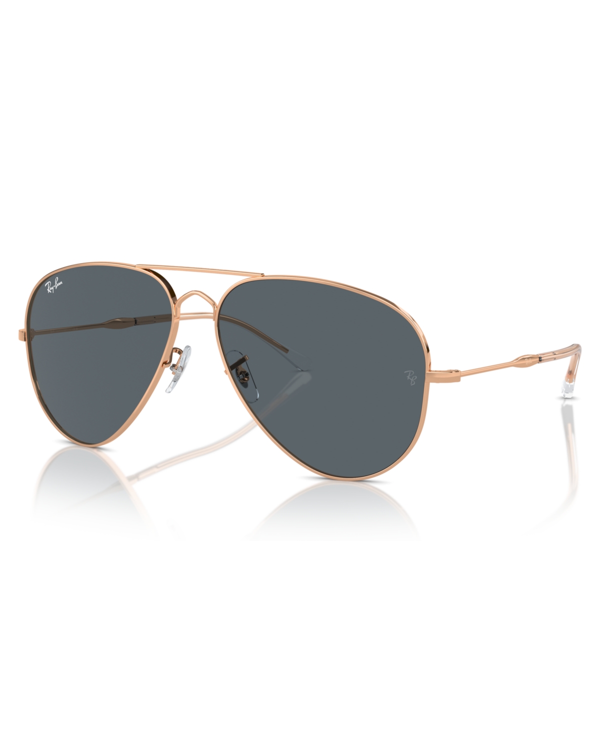 Shop Ray Ban Unisex Sunglasses, Old Aviator Rb3825 In Rose Gold