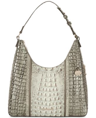 Brahmin Tabitha Fairest Grey Breakwater Medium Leather Shoulder Bag ...