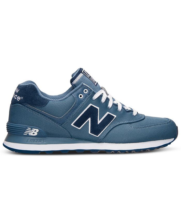 New Balance Men's 574 Pique Polo Casual Sneakers from Finish Line - Macy's