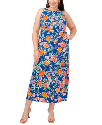 Vince Camuto - Plus Size Floral Sleeveless Maxi Dress