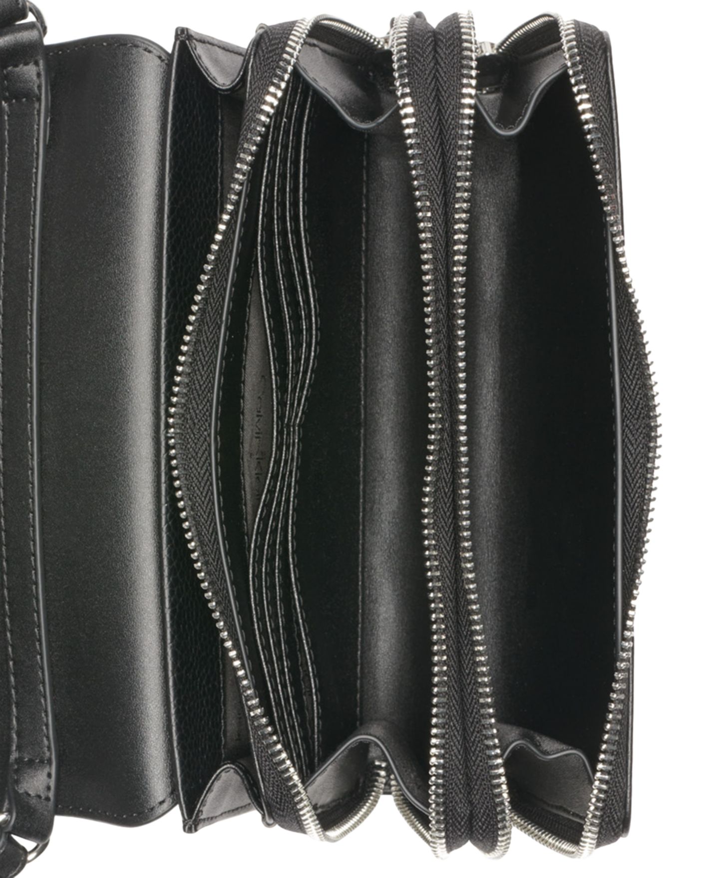 Женская сумка Calvin Klein Millie Double Zip Crossbody, цвет: Чёрный — фото 4