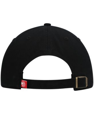 Men's Black Atlanta Hawks Team Clean Up Adjustable Hat