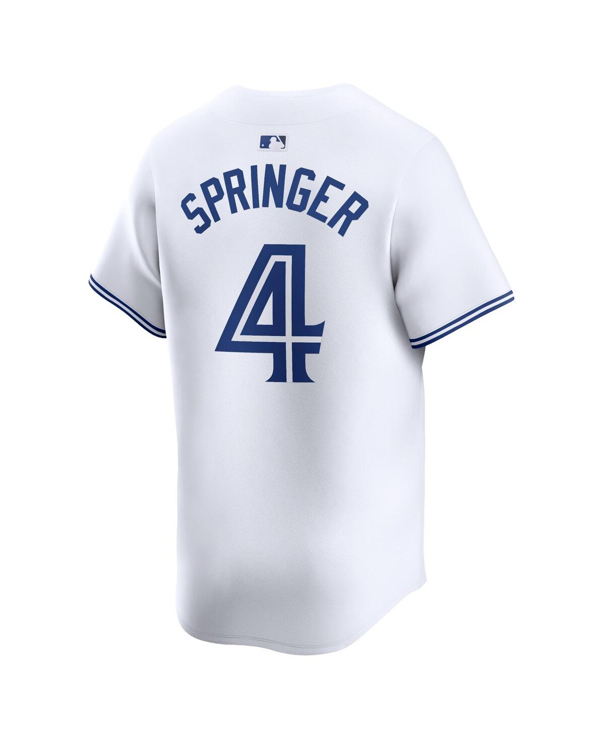 Men's Nike George SpringerToronto Blue Jays Home Limited Player Jersey - White
