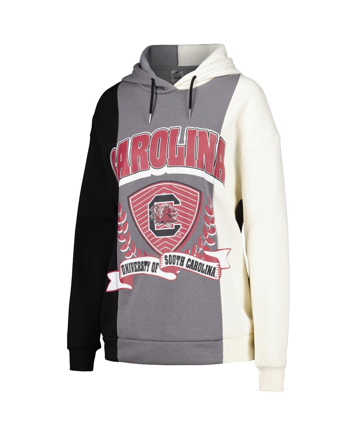 Gameday Couture Women's  Black South Carolina Gamecocks Hall Of Fame Colorblock Pullover Hoodie In Black