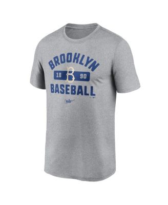 Men's Heather Gray Brooklyn Dodgers Legend T-shirt