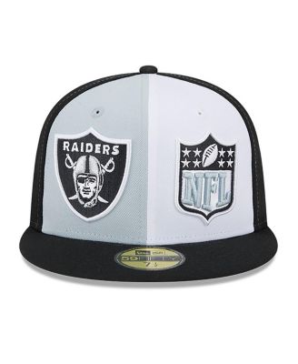 Men's Gray, Black Las Vegas Raiders 2023 Sideline 59FIFTY Fitted Hat