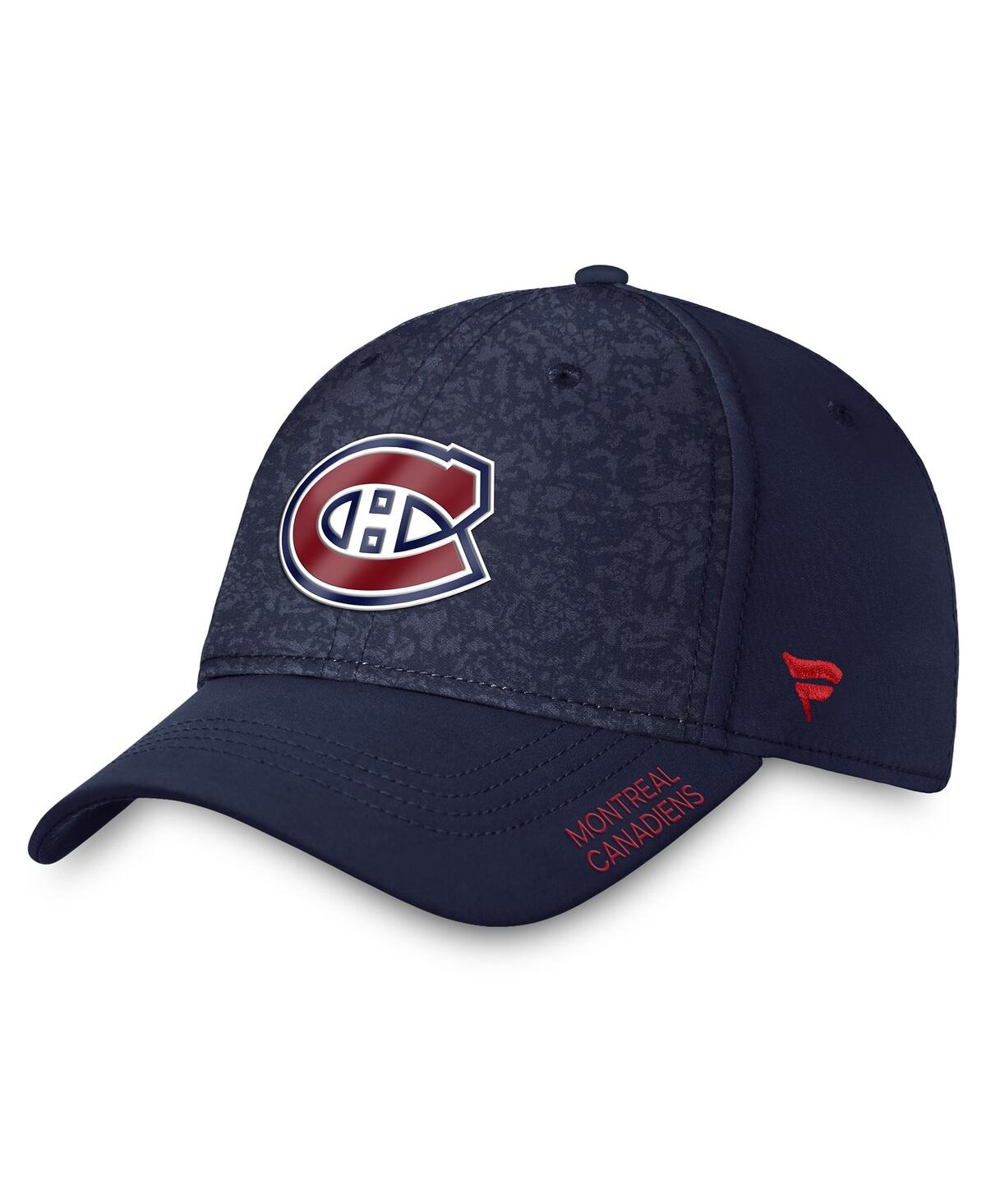 Men's Fanatics Navy Montreal Canadiens Authentic Pro Rink Flex Hat - Navy