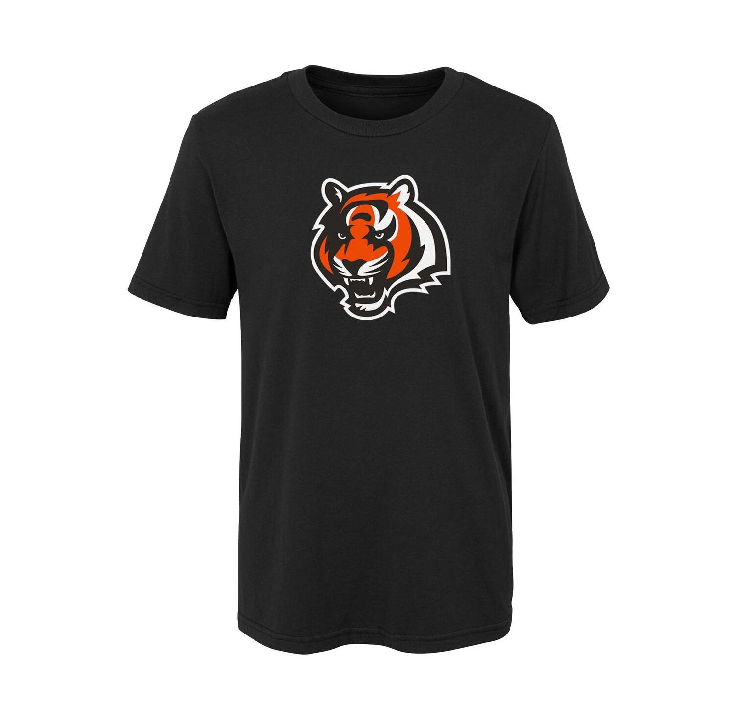 Little Boys and Girls Black Cincinnati Bengals Primary Logo T-shirt