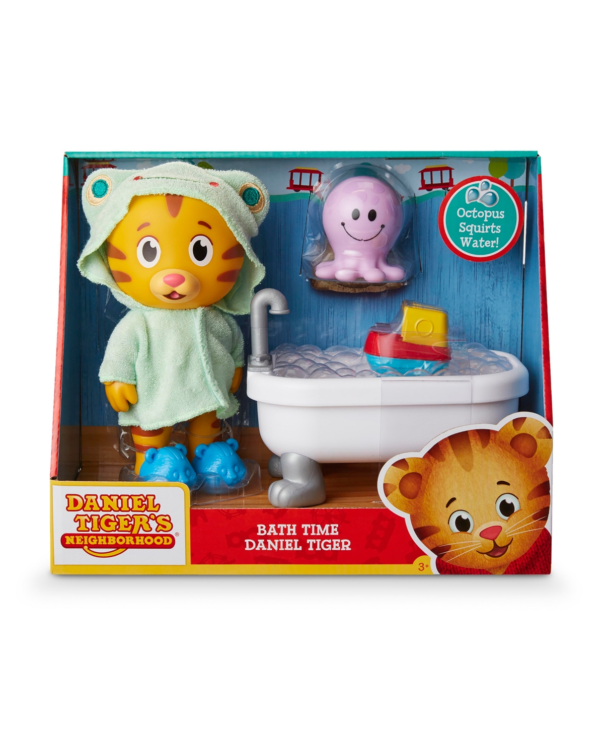Daniel Tiger's Neighborhood Kids' Bath Time Bath Toy For Ages 3 Plus In No Color