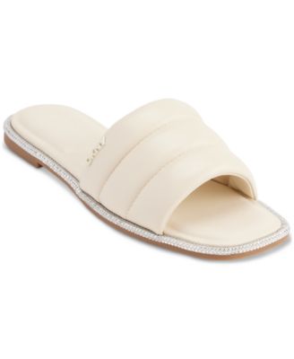 Bethea Quilted Slip-On Slide Sandals