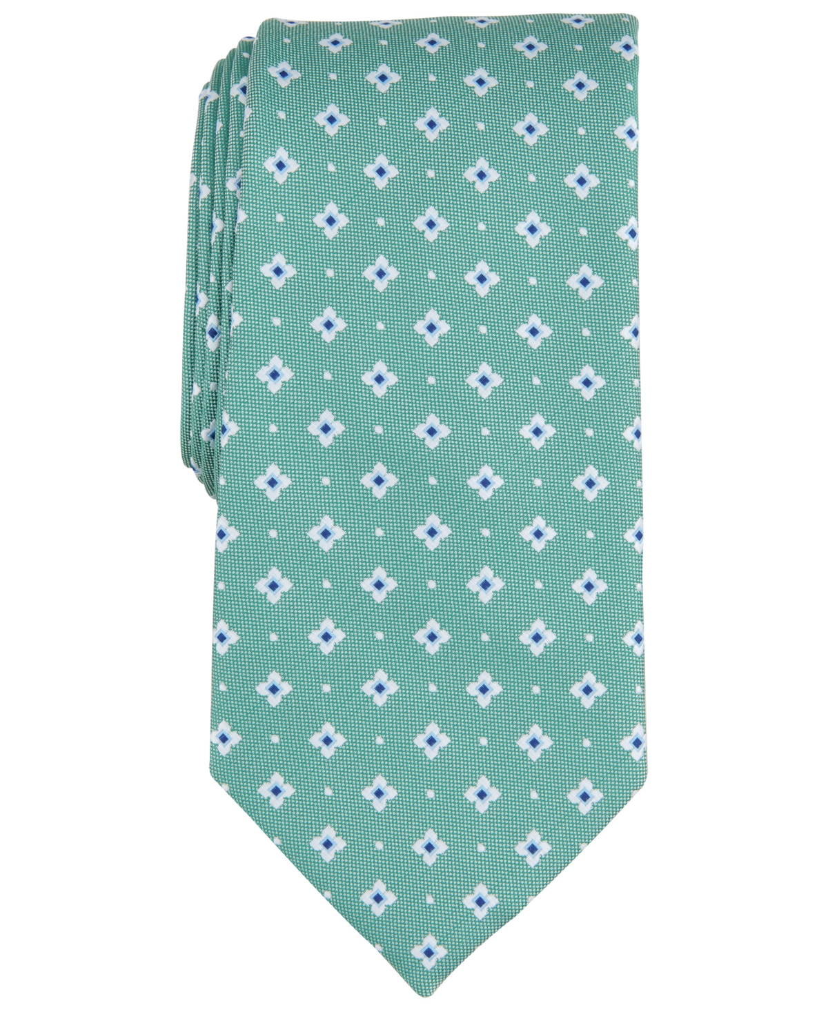 Club Room Men's Delaney Medallion Tie, Created For Macy's In Green
