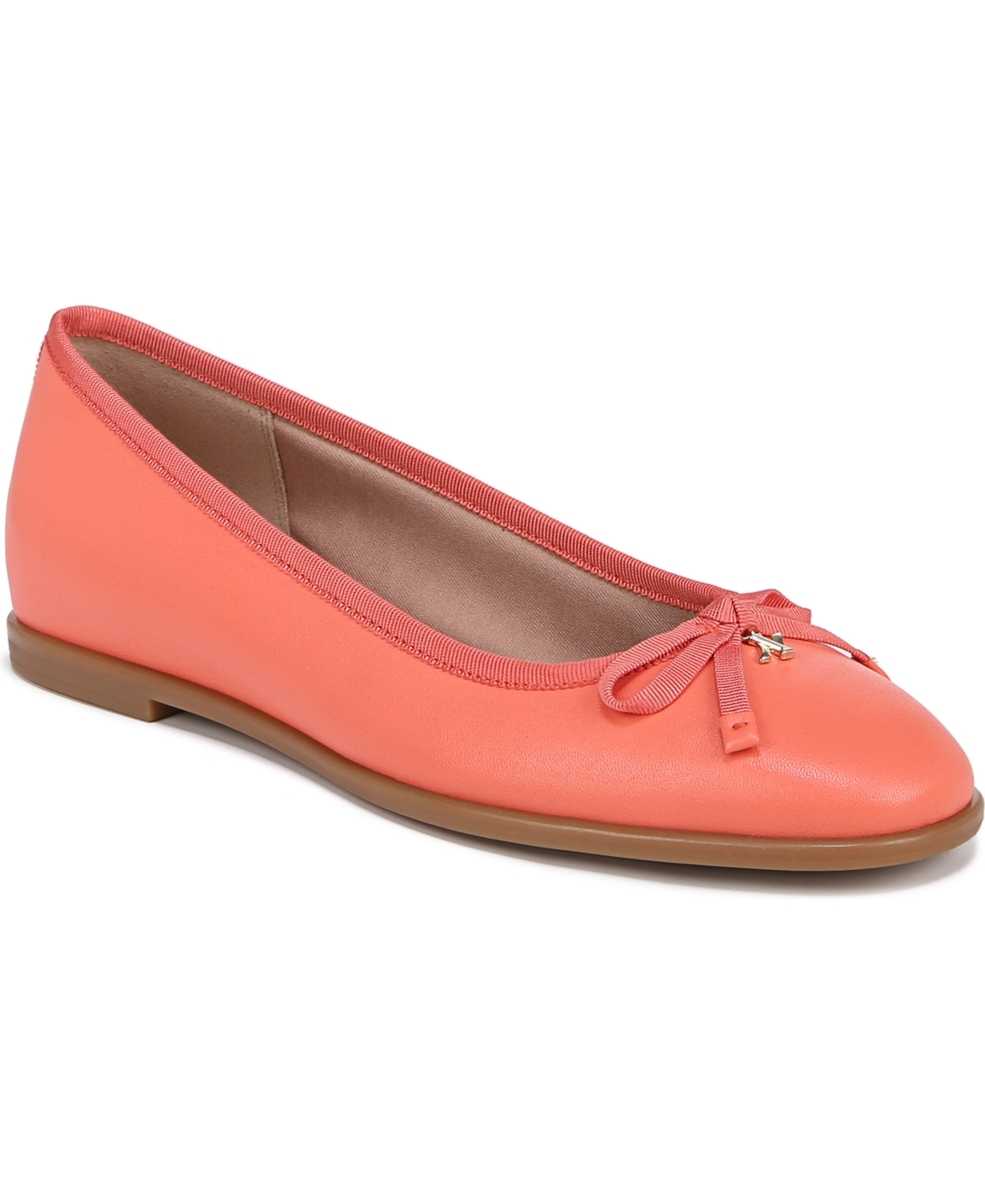 Shop Naturalizer Essential Ballet Flats In Apricot Leather