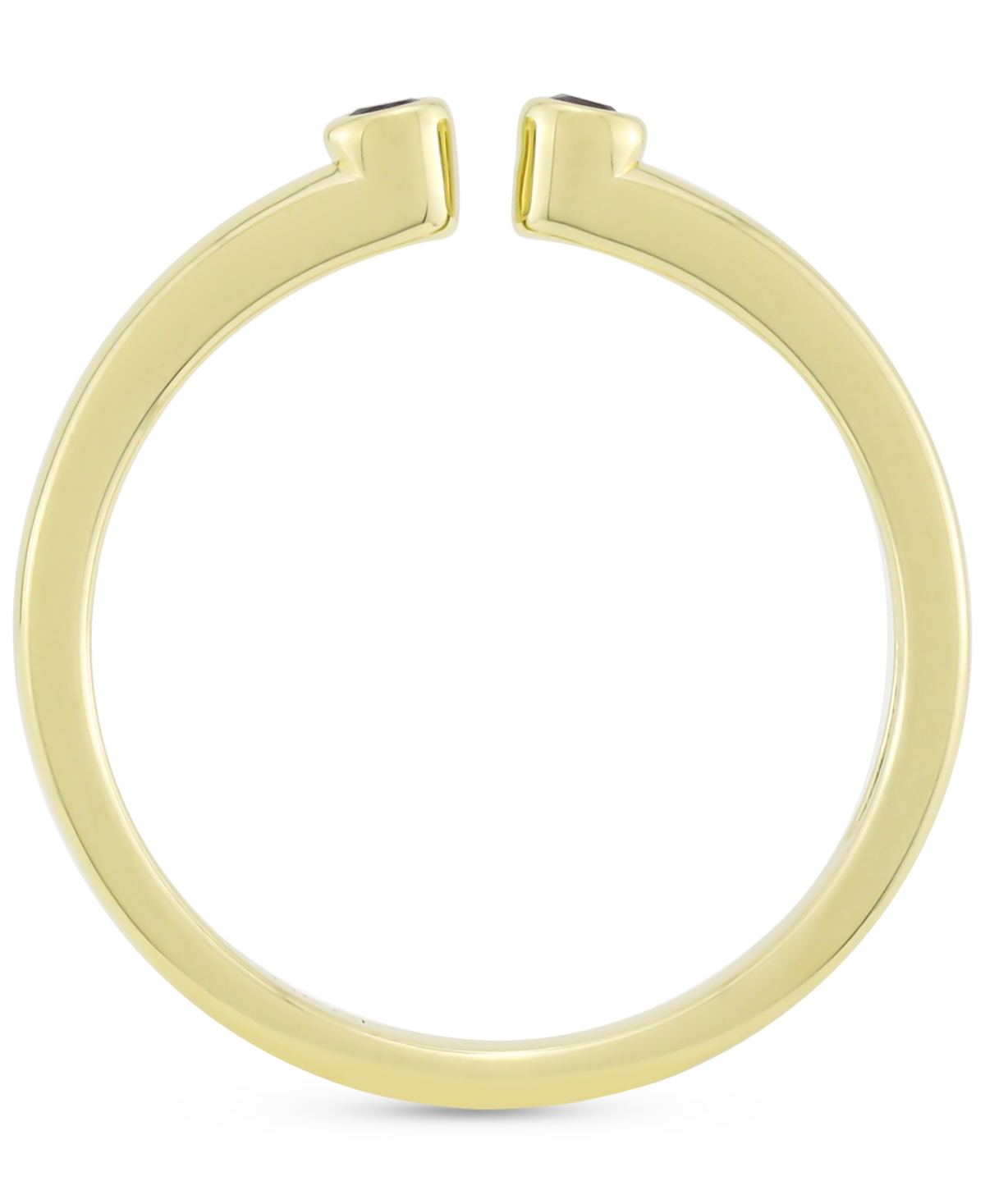3-Pc. SetGemstone Stackable Cuff Rings (1/4 ct. t.w.) in 14k Gold-Plated Sterling Silver - Multi