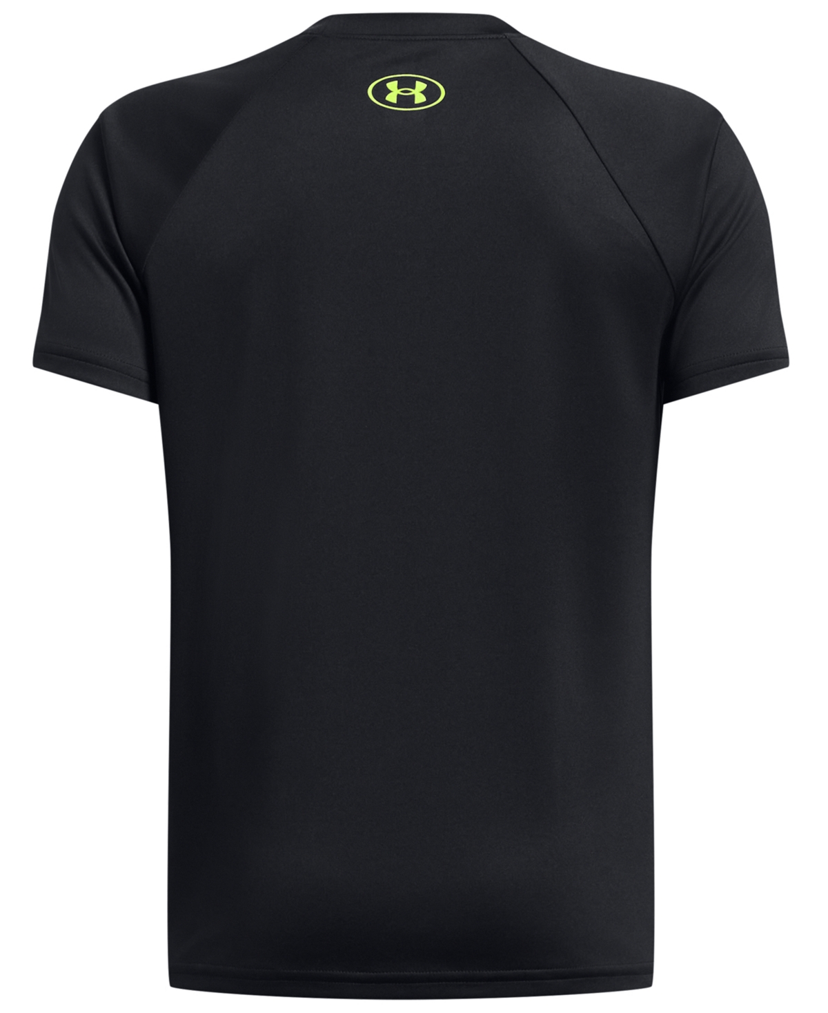 Under Armour Big Boys Tech Split Wordmark Graphic Short-Sleeve T-Shirt - High-Vis Yellow